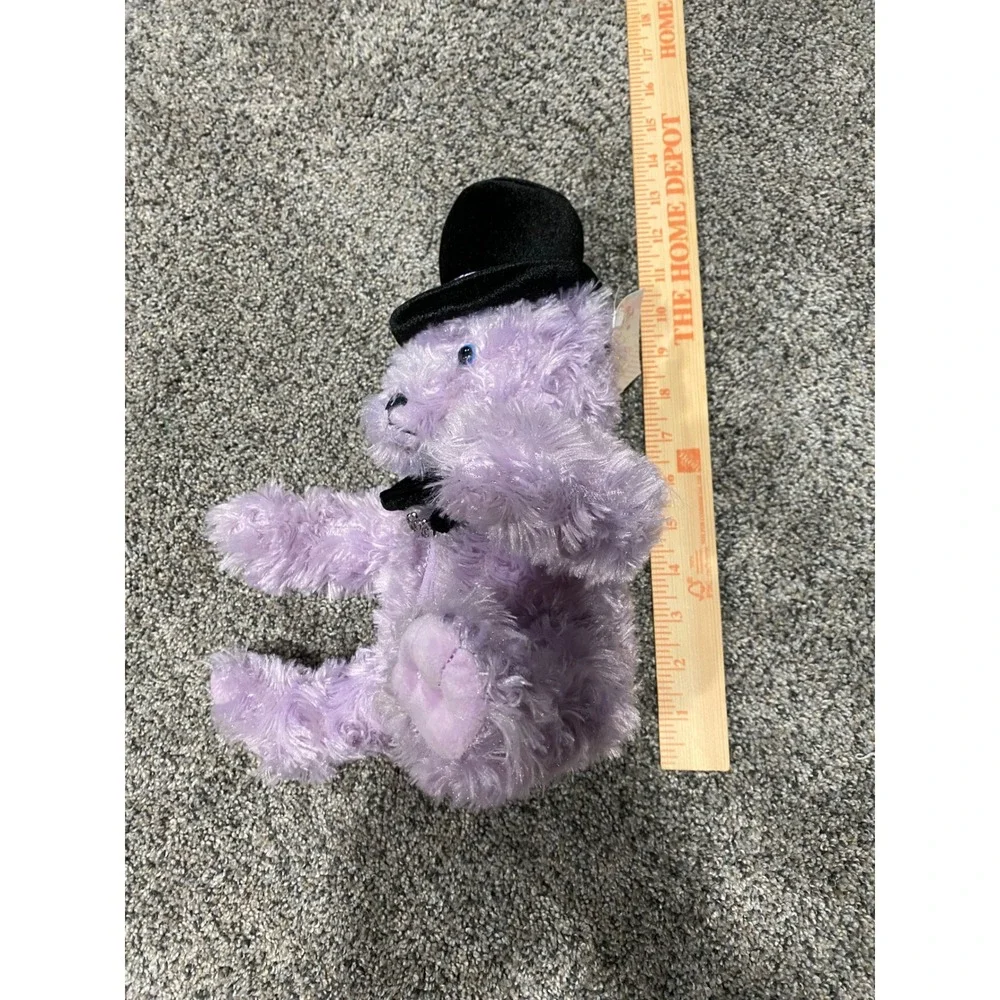 Ben Bridge Benny Bear XXXVI‎ 2022 110 Years Lavender Plush Top Hat Bow Tie NWT